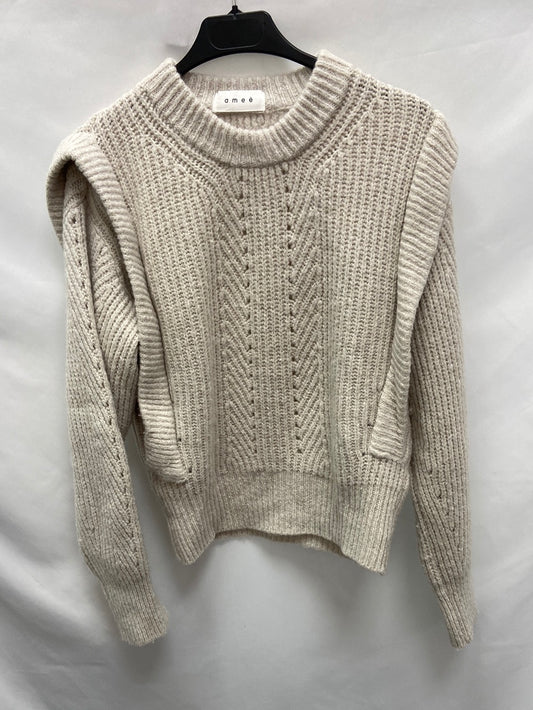 AMEÉ.Jersey beige grisáceo T.s