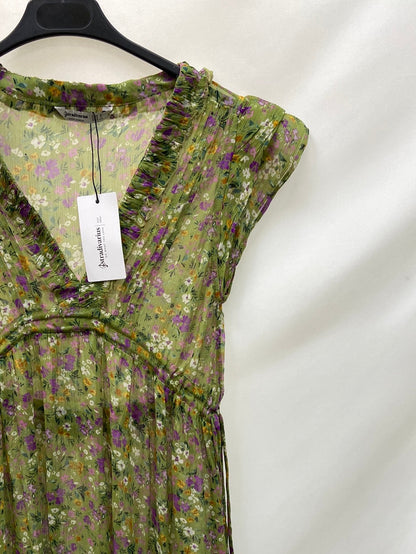 STRADIVARIUS. TS semi-transparent long dress