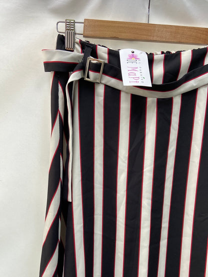 OTHERS. Striped midi skirt TM