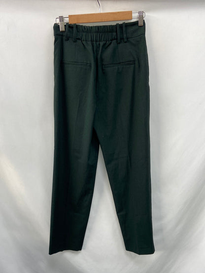 ZARA.Pantalones pinza verdes T.xs