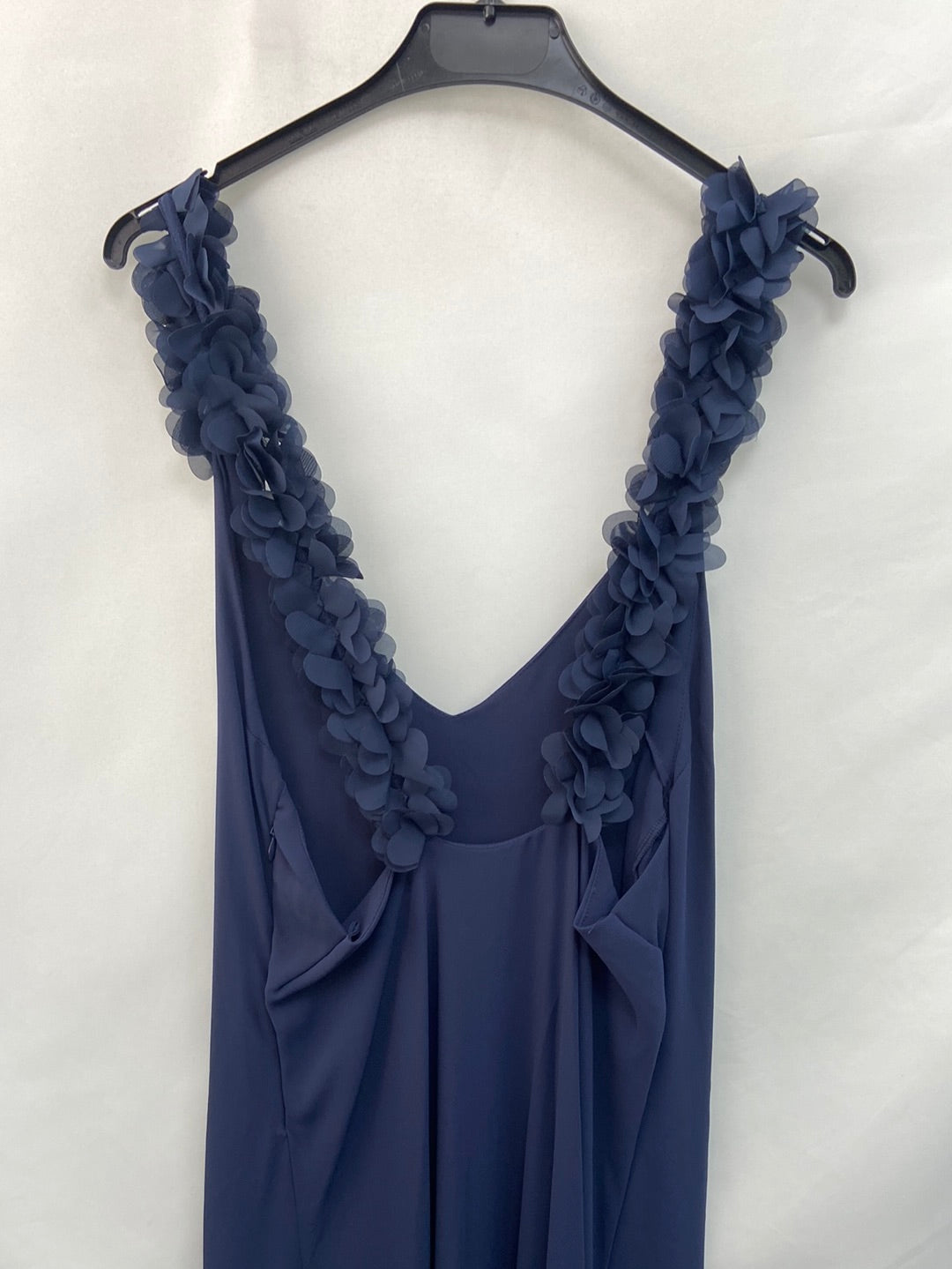 BY CLÉA.Long blue petal dress (36,38)