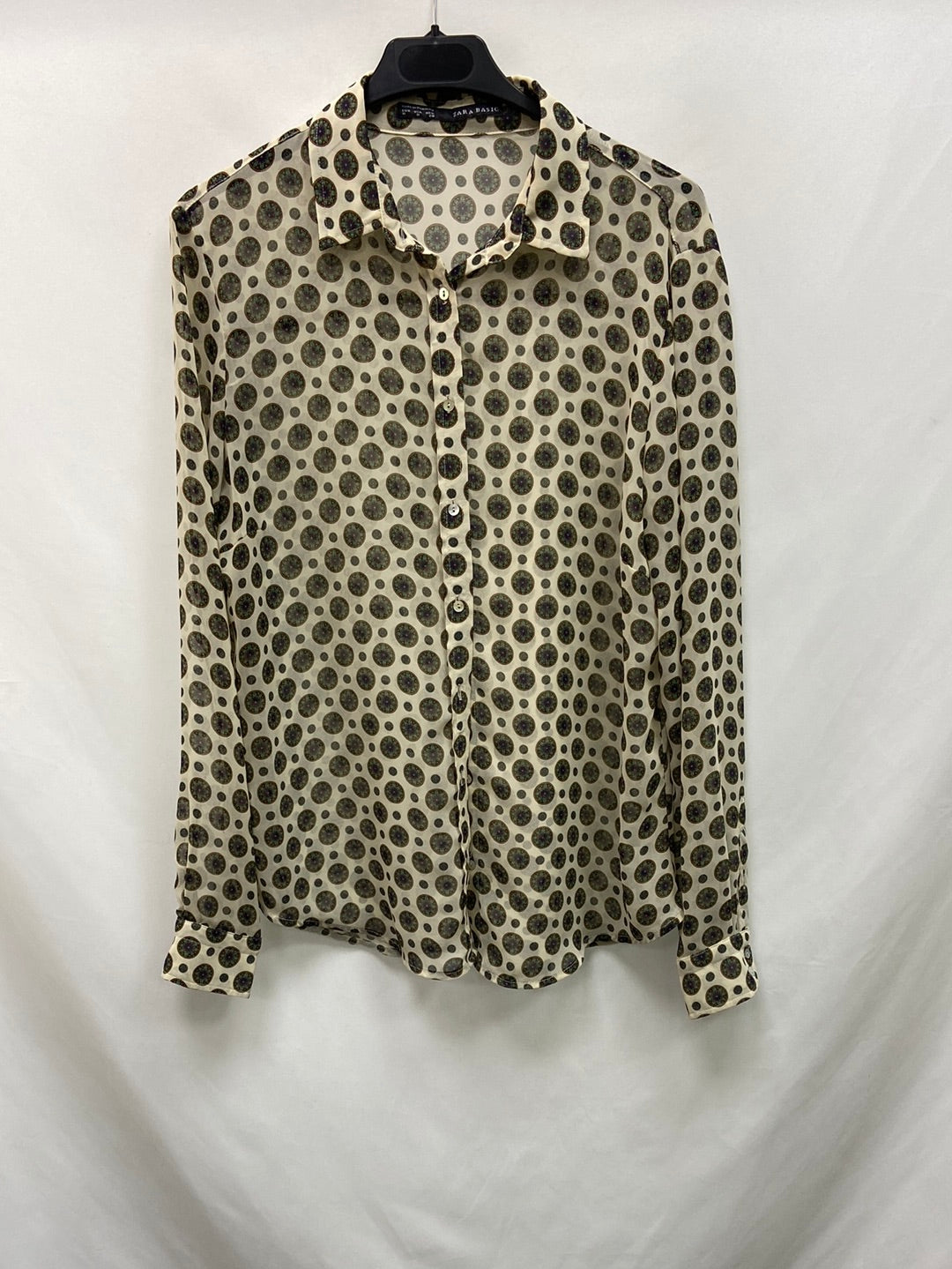 MarketZARA.Vintage print blouse TM
