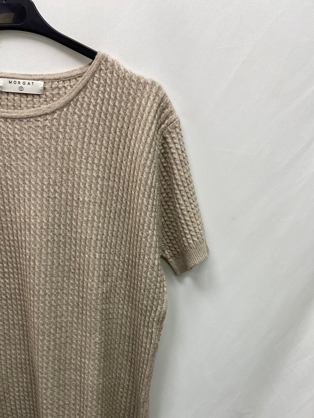 MORGAT.Top punto beige T.M