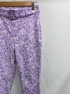 PRIMARK. Pantalón lila flores T.38