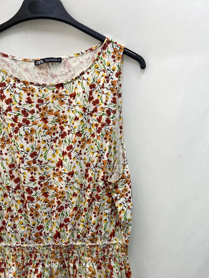 ZARA. Short floral dress TL