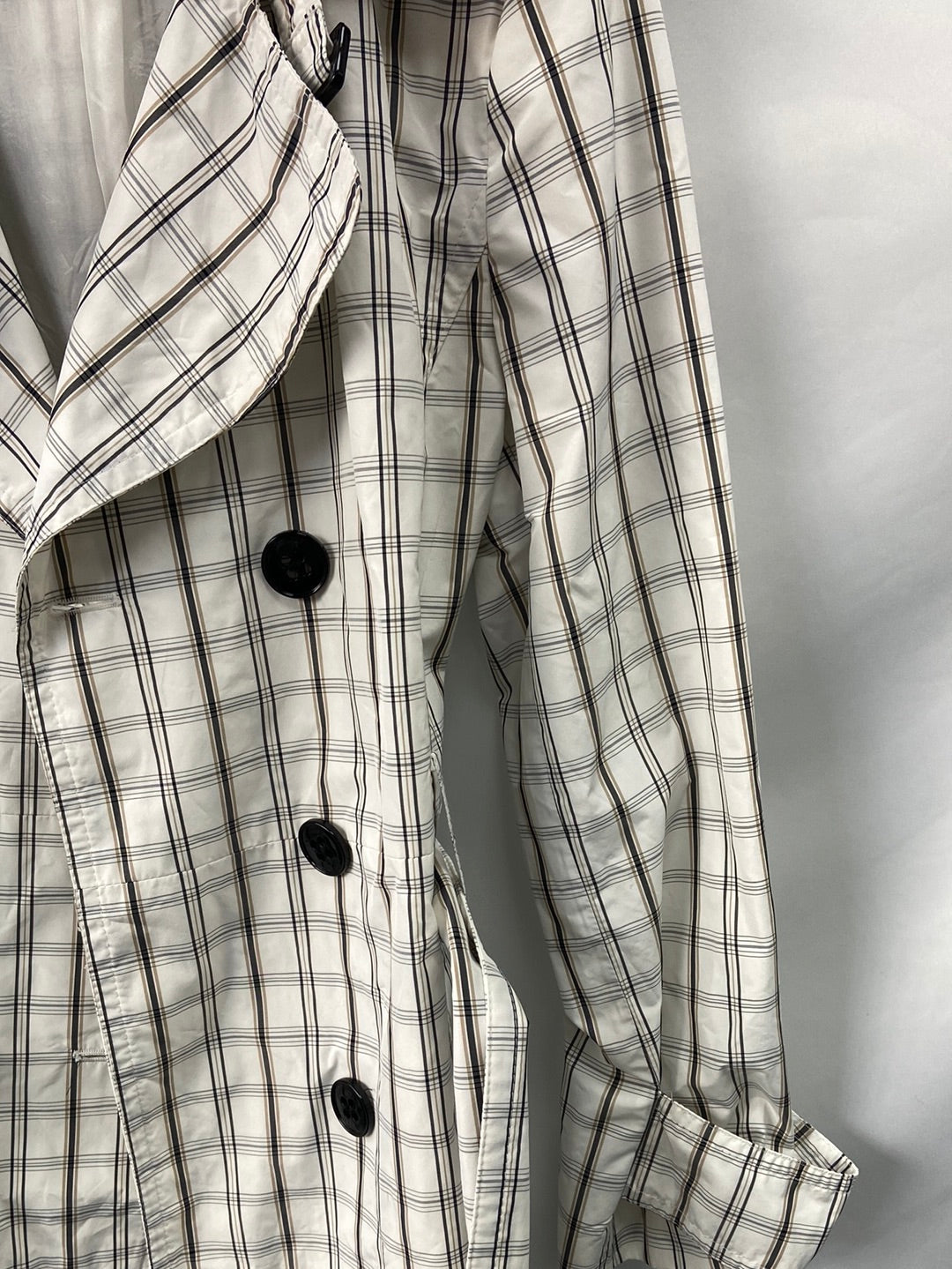 ZARA.Trench cuadros T.L