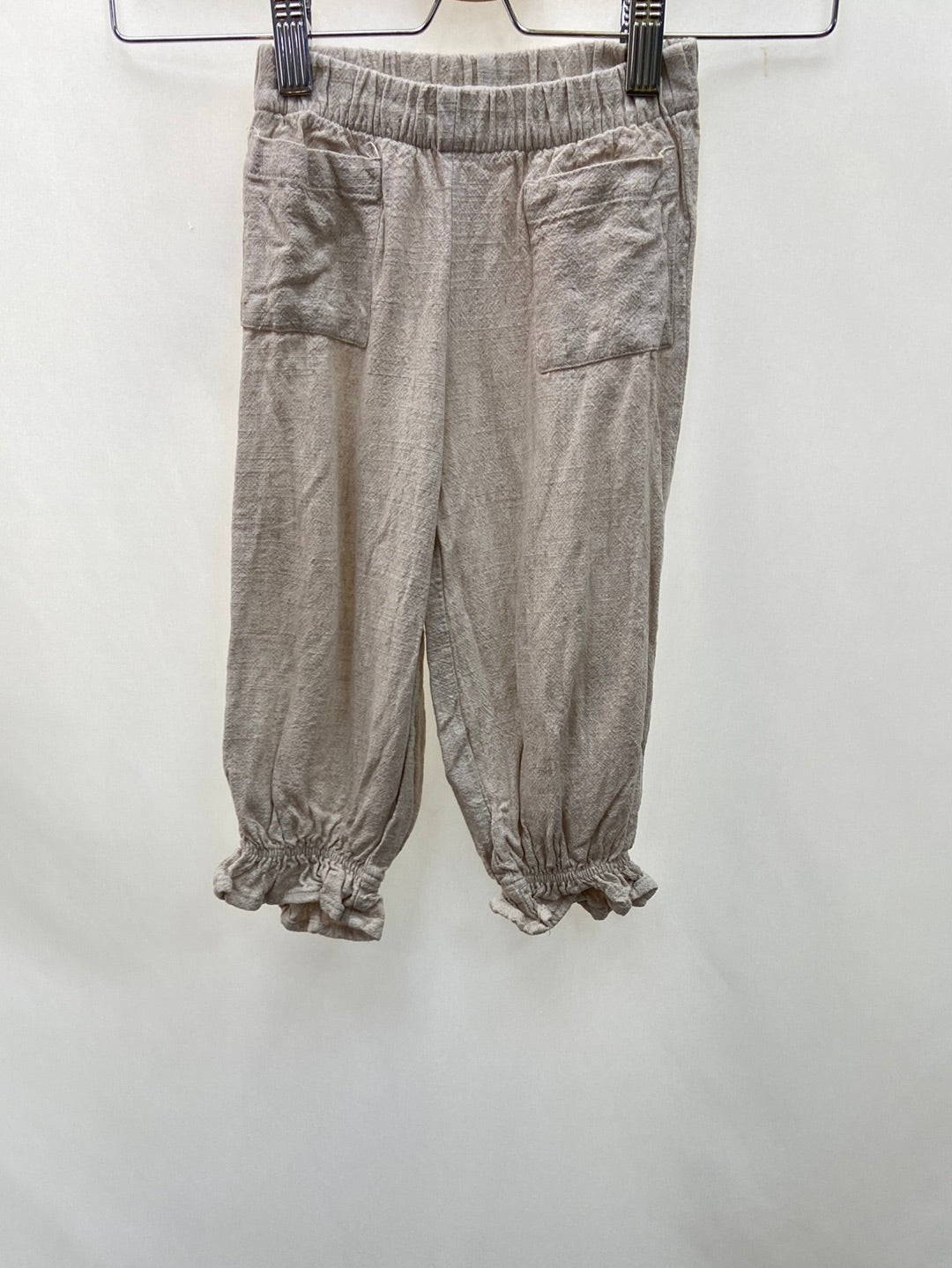 BITRIX KIDS. Beige Linen Trousers Size 3-4 years