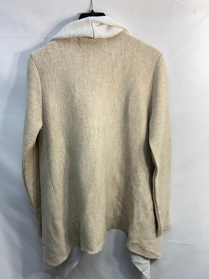ZARA.Cardigan punto picos beige T.S