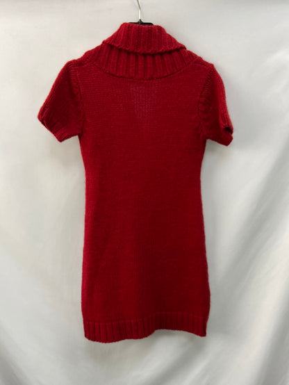 FÓRMULA JOVEN.Vestido punto rojo T.S/M