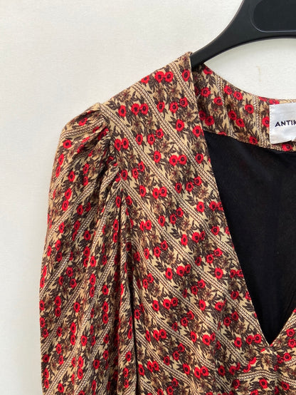 ANTIK BATIK. Long printed dress S.XS/36