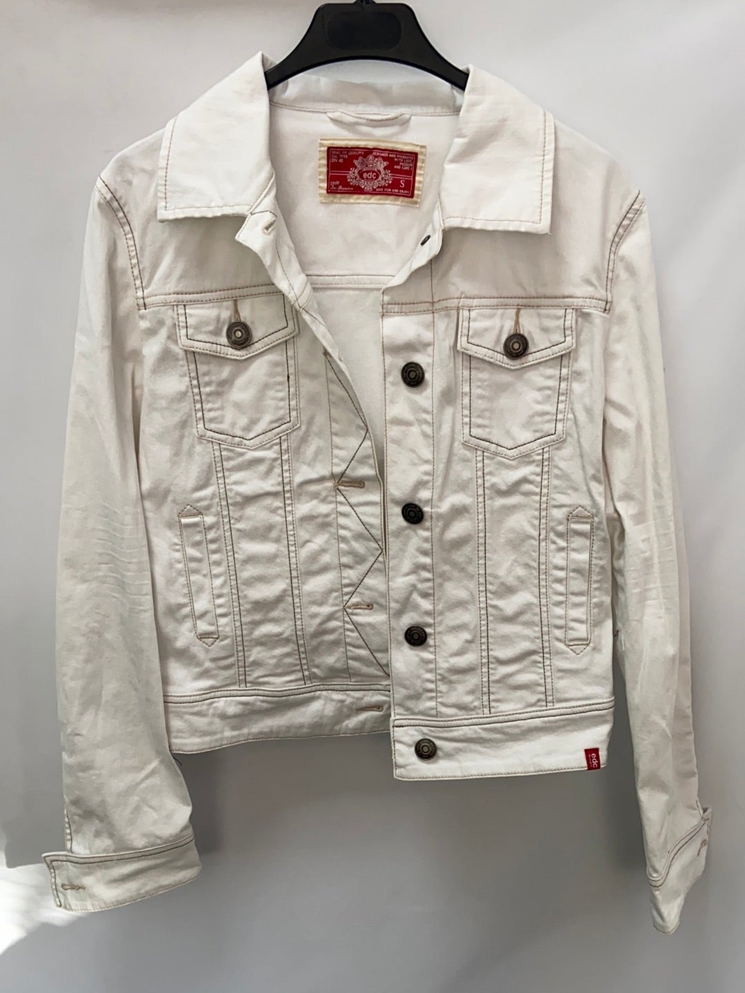 EDC. Cazadora denim blanca  T.s