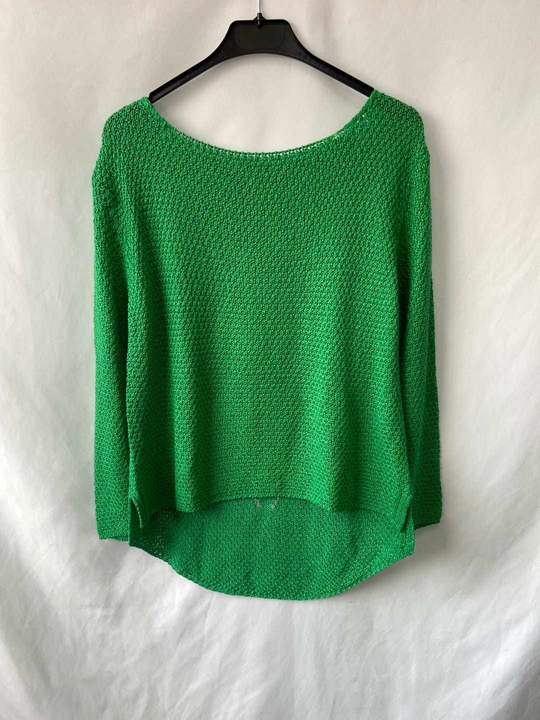 OTRAS.Jersey verde punto abierto T.M