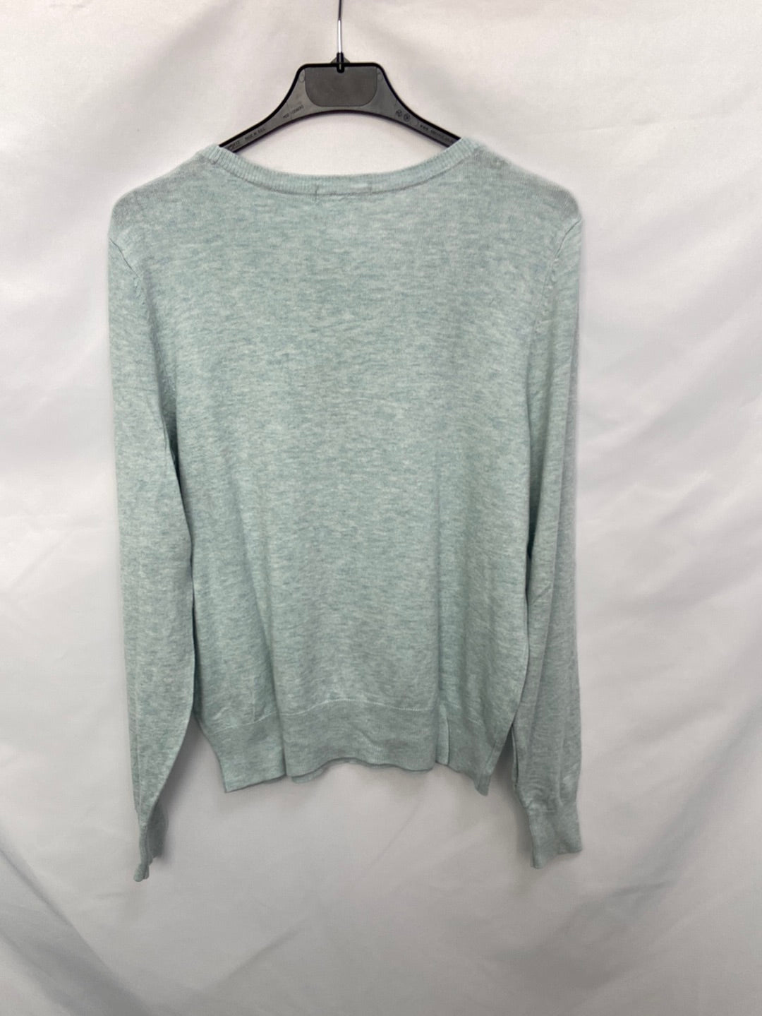 H&M.Jersey azul claro punto elástico T.M