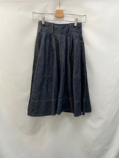 DIESEL. Midi denim skirt size 32
