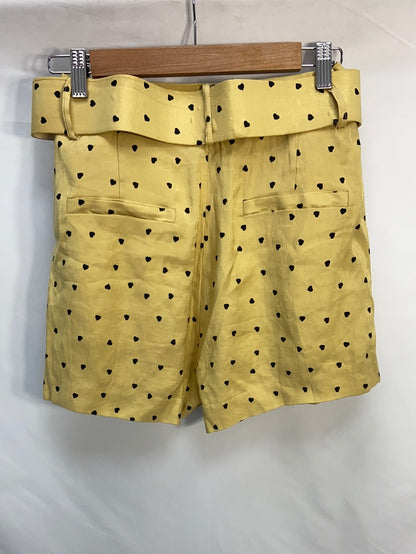 LOAVIES.Short amarillos pastel corazones T.s