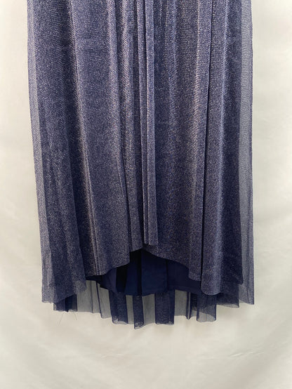 BY CLÉA. Falda midi  azul tull (36/38 y 40/42)