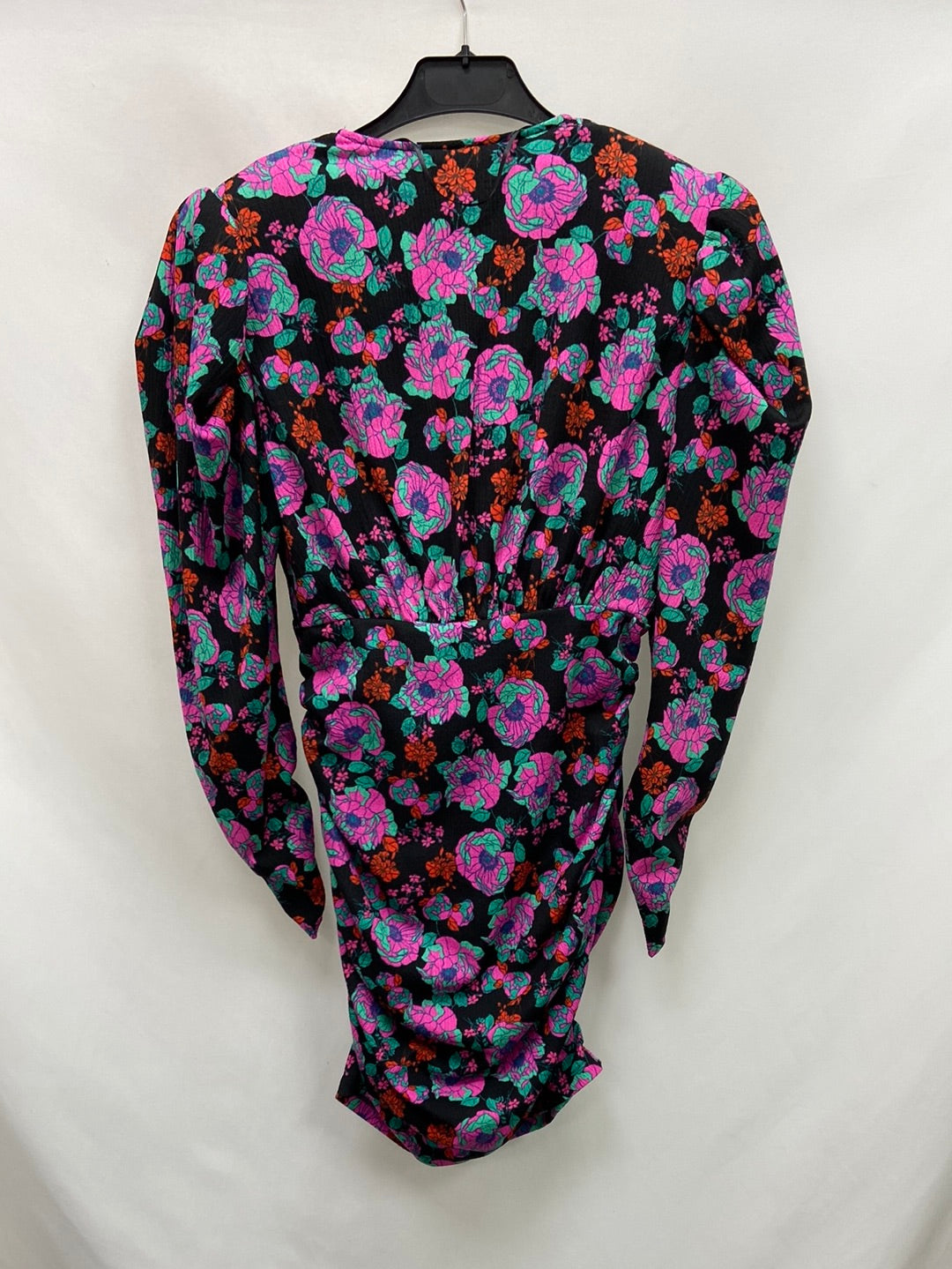 ZARA. Gathered floral dress TM  Hibuy market