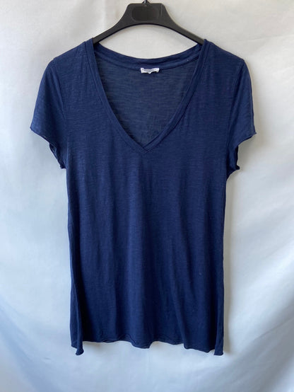 AMERICAN VINTAGE.Ts blue basic t-shirt
