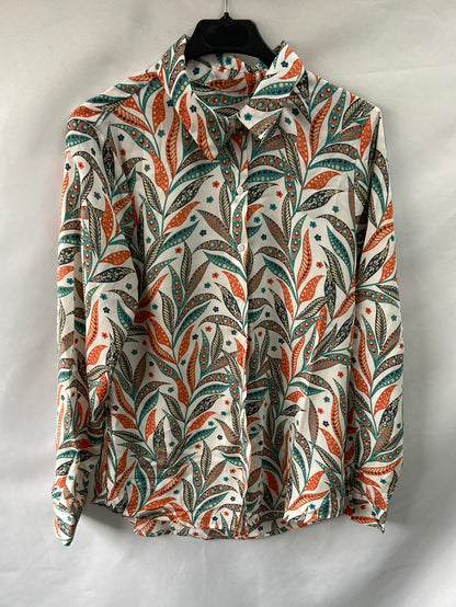 OTHERS.TU leaf print shirt (s/m)