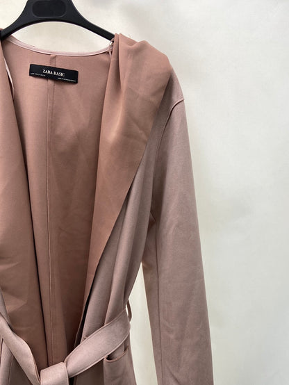ZARA. Pink suede jacket TM