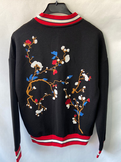 ZARA. Embroidered bomber Ts