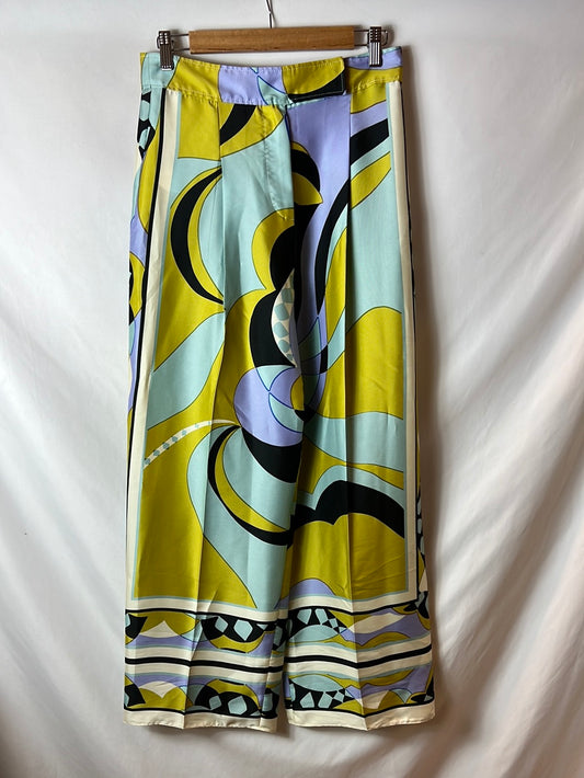 ZARA. Flowy printed trousers Ts