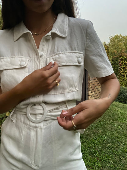 Mono largo blanco T.s