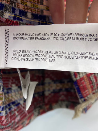 PULL&BEAR.Falda corta étnica flecos T.M