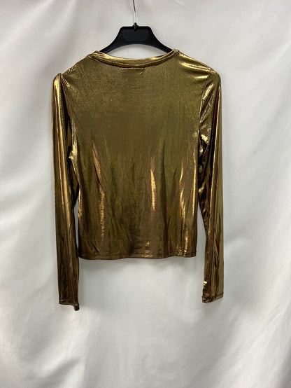 MONKI.Camiseta dorada T.S