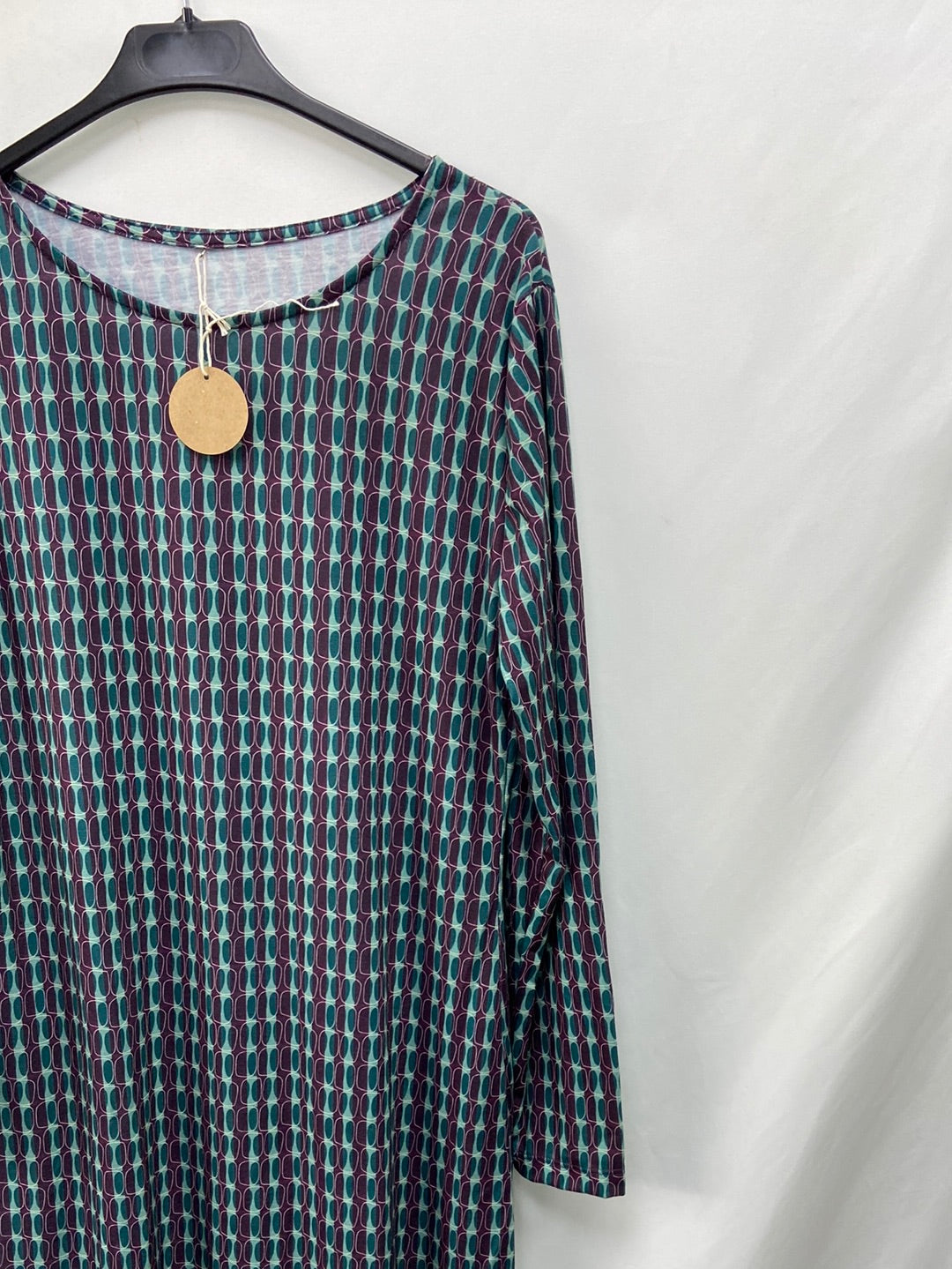 OTRAS. Vestido midi estampadoT.m