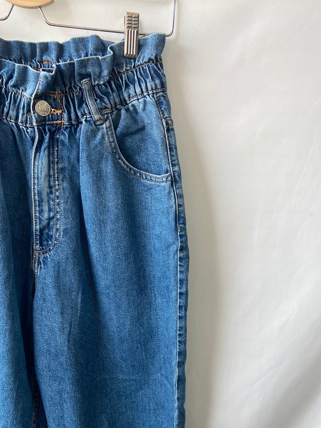 ZARA. pantalon vaquero fluido slouchy T.s