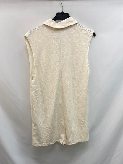 PULL&amp;BEAR. Beige TS short jumpsuit