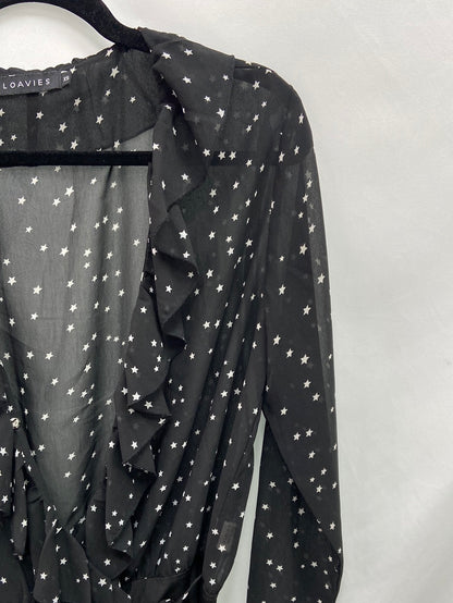 LOAVIES.Body negro estrellas T.XS