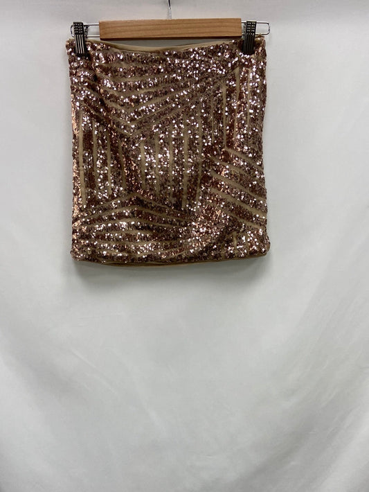 FOREVER21. Falda corta lentejuelas T.S