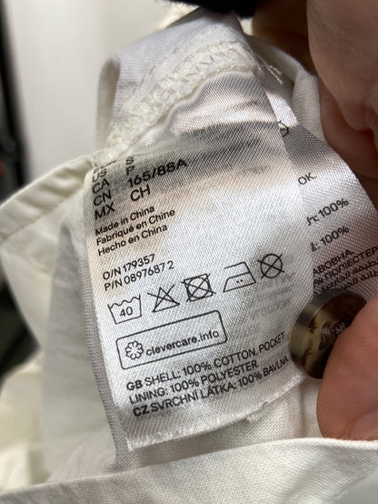 H&M.Mono corto blanco T.38