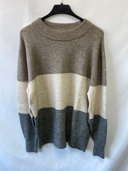 H&M.Jersey tricolor T.S