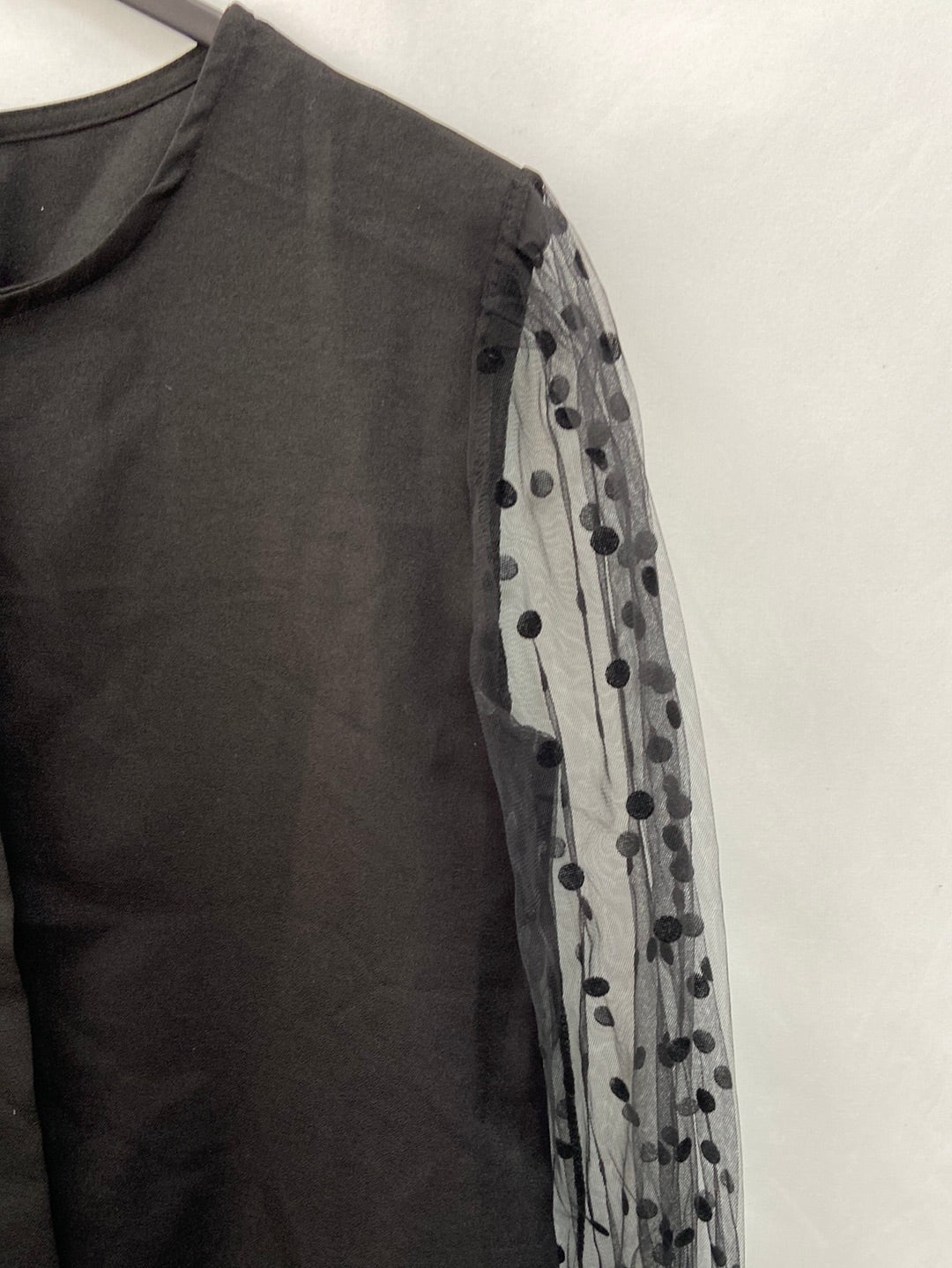 OTRAS.Blusa mangas plumeti T.M