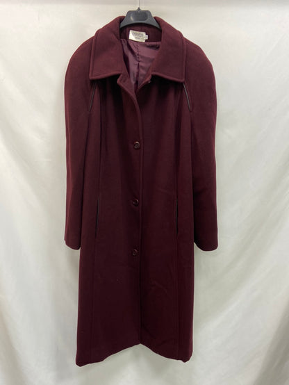 DRTD COTI.Abrigo burdeos paño  T.L/XL