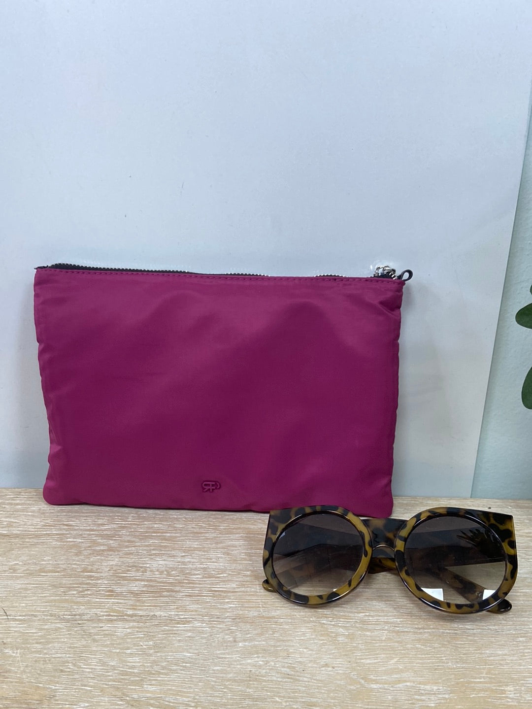 PARFOIS.Dark pink clutch wallet