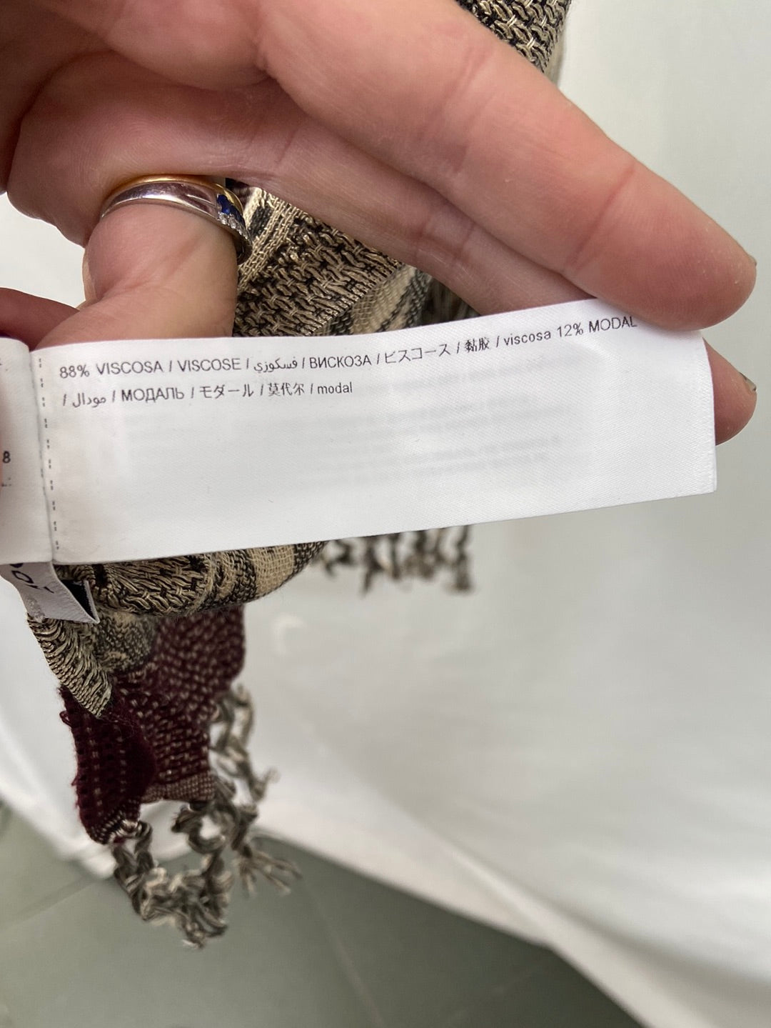 ADOLFO DOMÍNGUEZ.Pasmina animal print