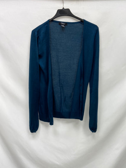 SFERA.Rebeca punto azul abotonada T.M