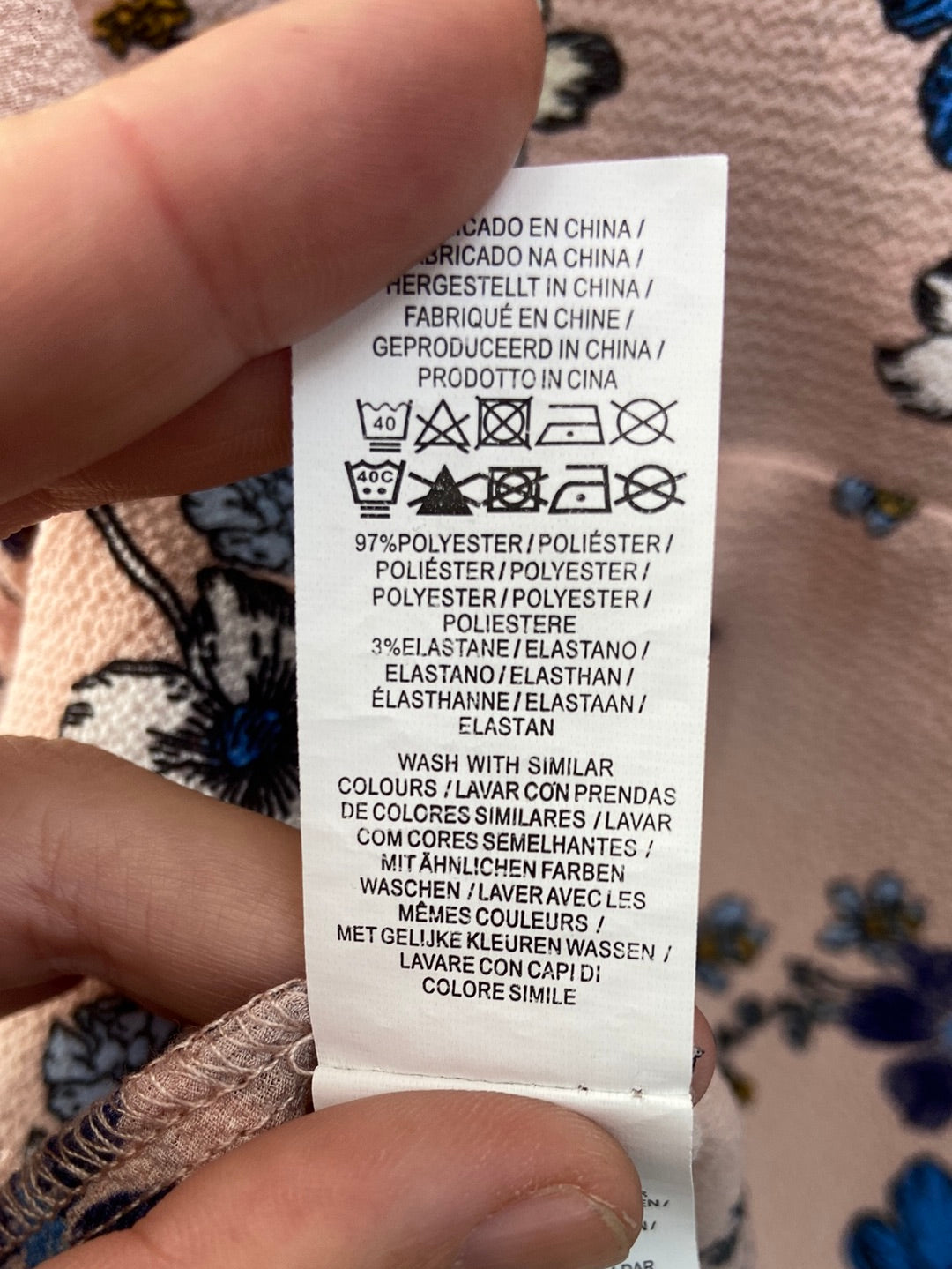 PRIMARK.Blusa cruzada Rosa T.XS