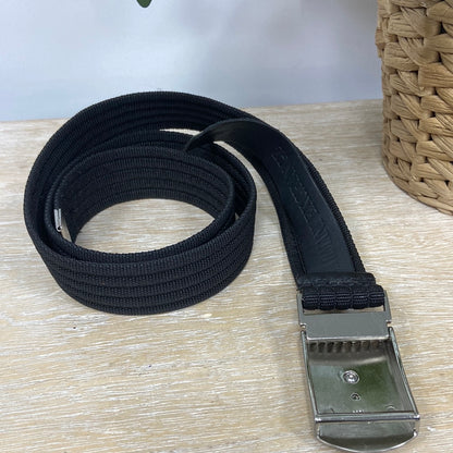 ARMANI. Black canvas belt