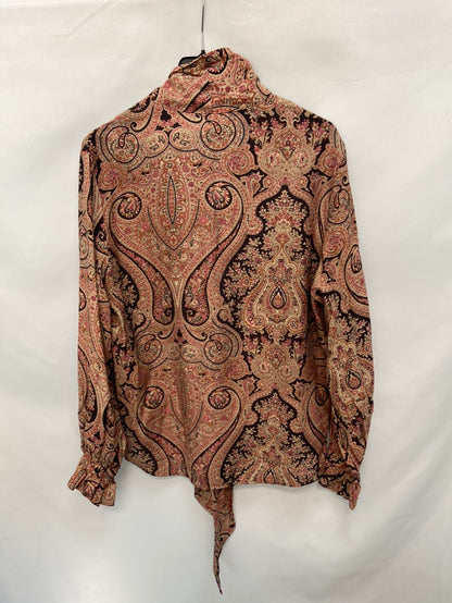 MANGO.Laced amoebas blouse T.XS