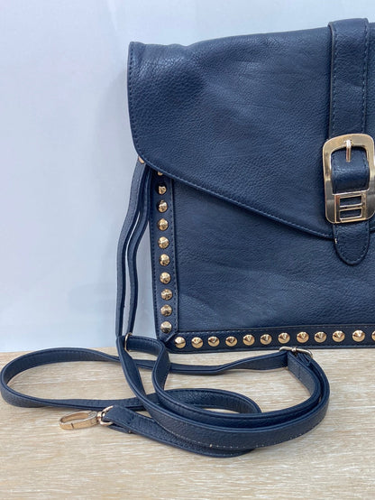 OTHER. Blue studded purse/bag