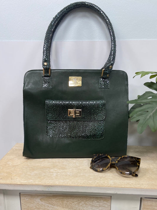 MY MARMOTT. Bolso verde maxi