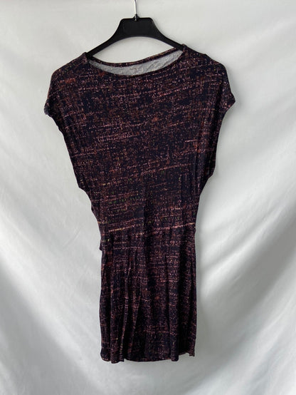 H&amp;M. Gathered T-shirt dress T.xs