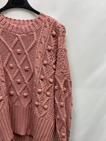 OTRAS.Jersey rosa ochos TU (S)