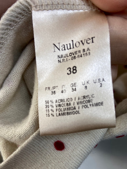 NAULOVER.Rebeca beige lunares T.38