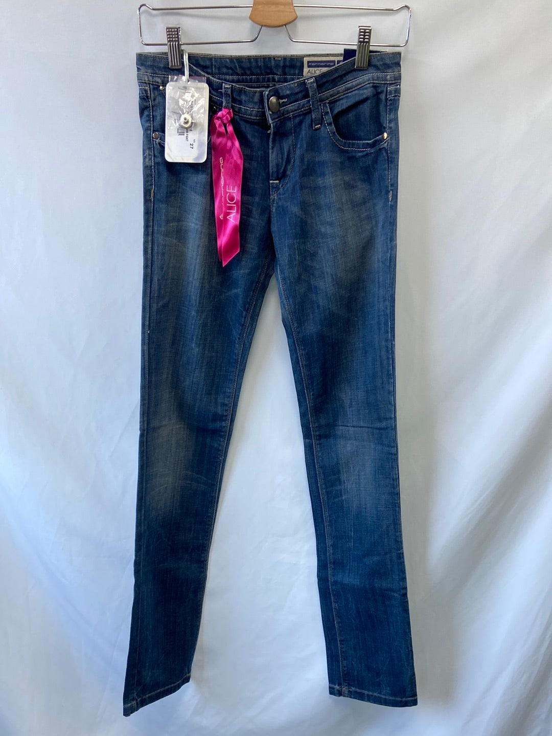 FORNARINA.Vaqueros clásicos cintura baja T.27(36)